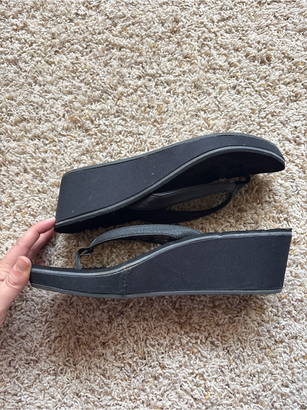 Olukai Hali'A Sandals Wedge Heel Flip Flop Women 11